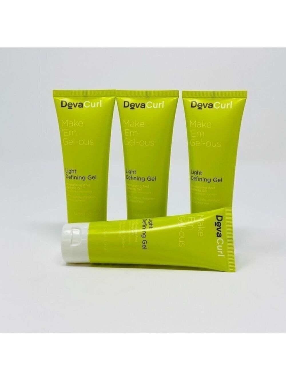 6x  -DevaCurl Make 'Em Gel-ous defining gel-1.5 oz